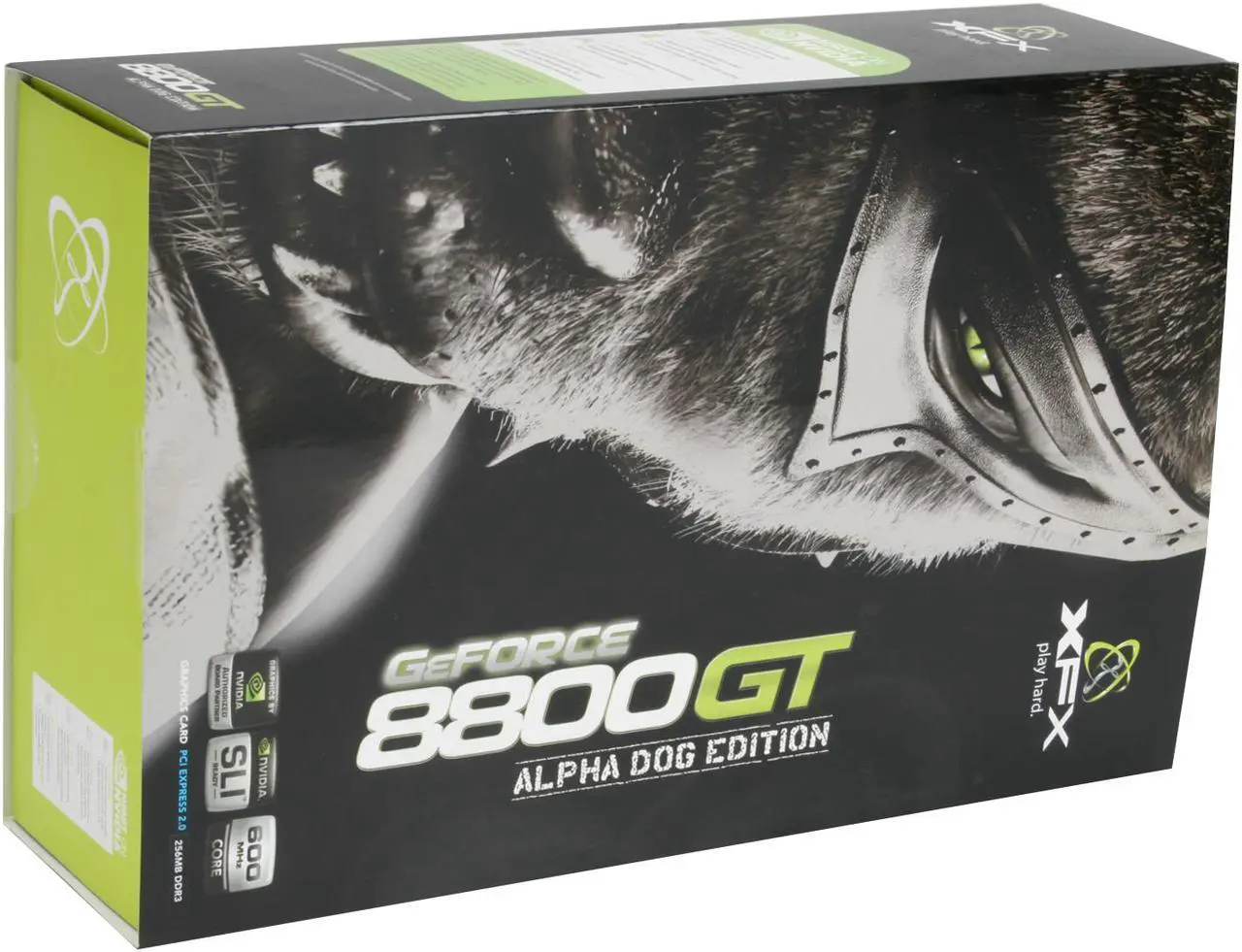 Alt view image 7 of 7 - XFX GeForce 8800 GT 256MB GDDR3 PCI Express 2.0 x16 SLI Support Graphics Card PVT88PUDF4