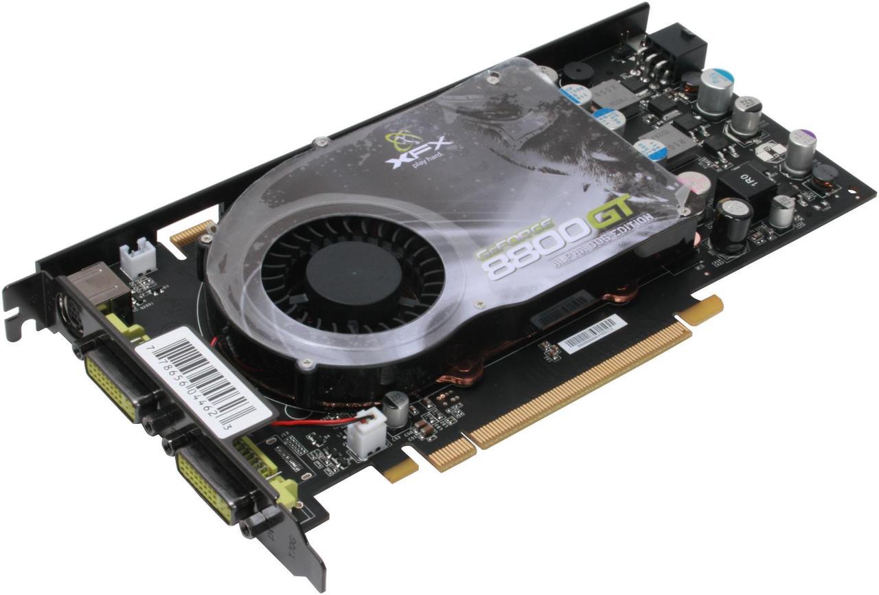 XFX GeForce 8800 GT 512MB GDDR3 PCI Express 2.0 x16 SLI Support Video Card PVT88PYHF4