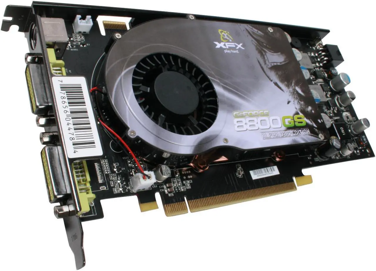 Main image of XFX PVT88SFDD4 GeForce 8800GS XXX 384MB 192-bit GDDR3 PCI Express 2.0 x16 HDCP Ready SLI Supported Video Card