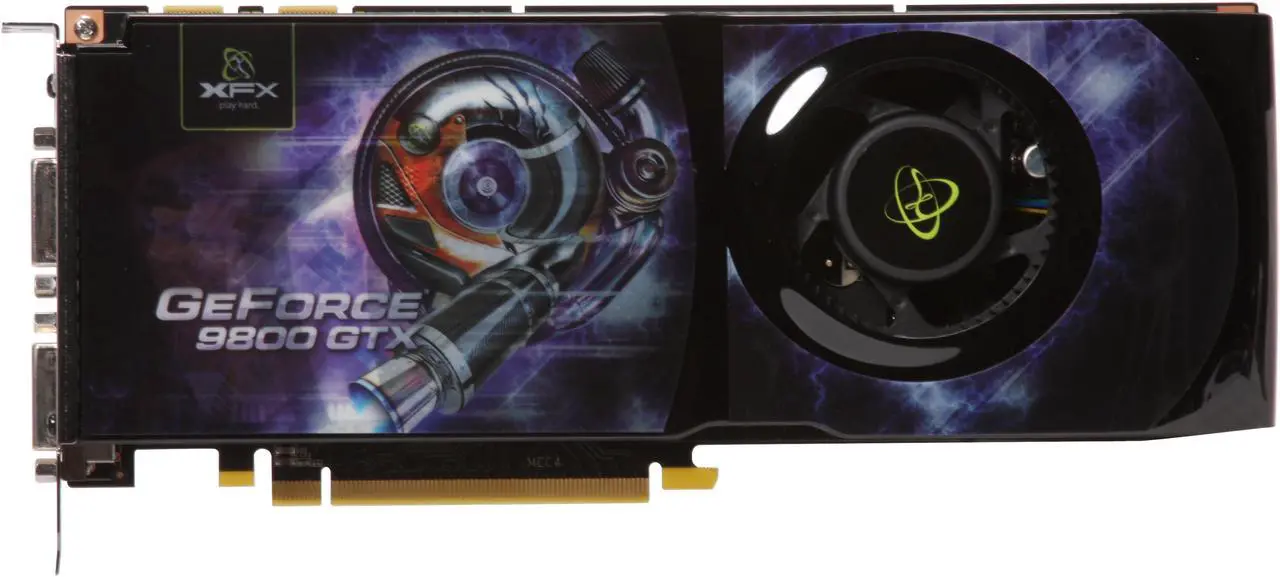 Alt view image 3 of 6 - XFX GeForce 9800 GTX+ 512MB GDDR3 PCI Express 2.0 x16 SLI Support Graphics Card PVT98WYDFH