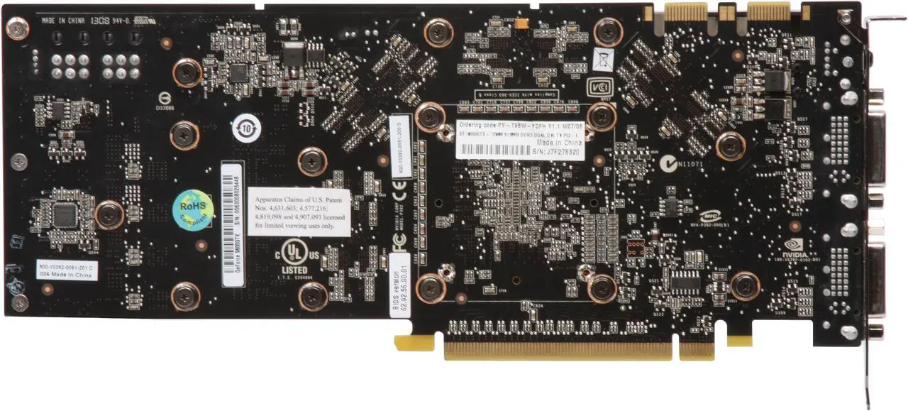 Alt view image 4 of 6 - XFX GeForce 9800 GTX+ 512MB GDDR3 PCI Express 2.0 x16 SLI Support Graphics Card PVT98WYDFH