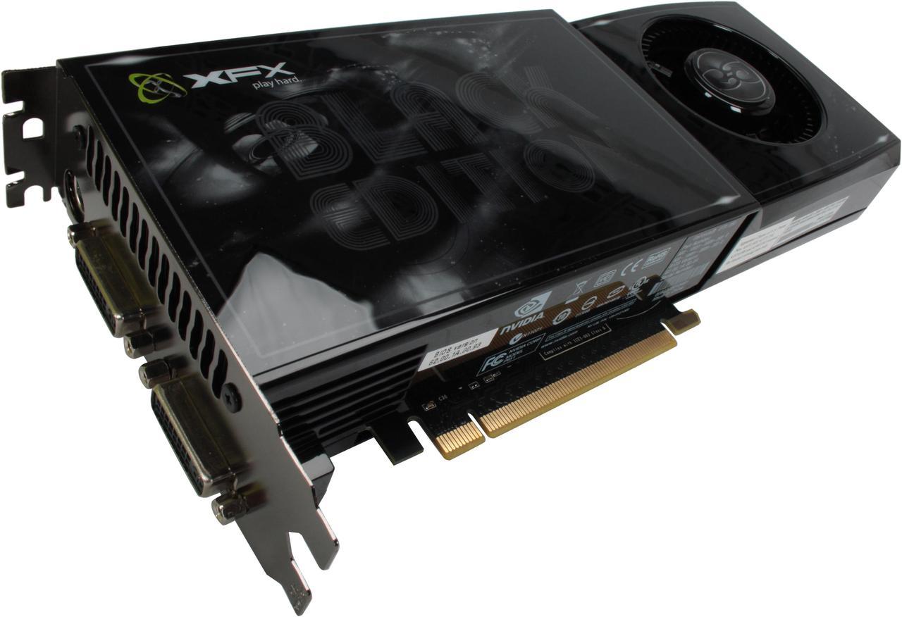 XFX GX260NADBF GeForce GTX 260 Black Edition Core 216 896MB 448-bit GDDR3 PCI Express 2.0 x16 HDCP Ready SLI Supported Video Card