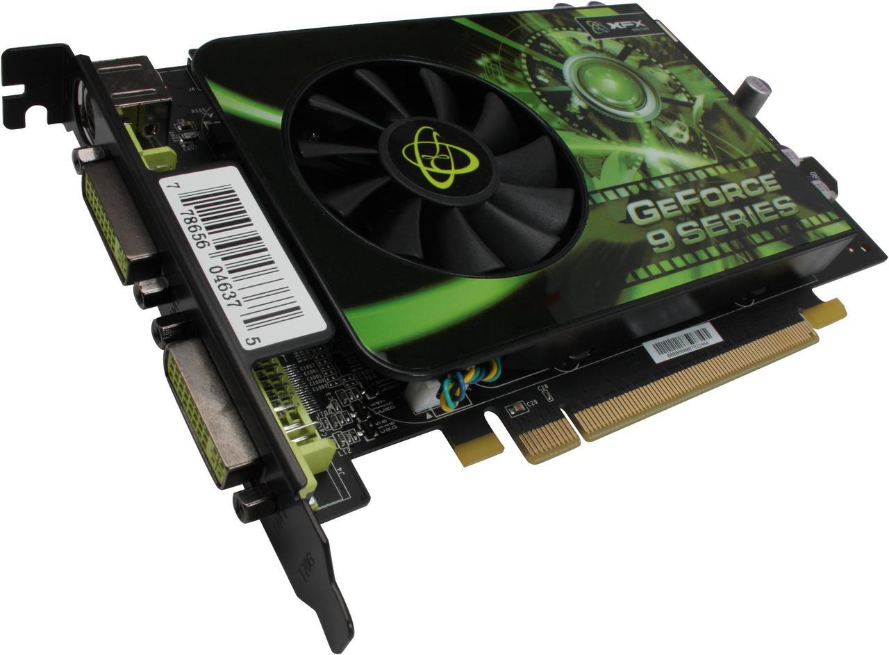 XFX GeForce 9500 GT 512MB GDDR3 PCI Express 2.0 x16 SLI Support Video Card PVT95GYDQ3