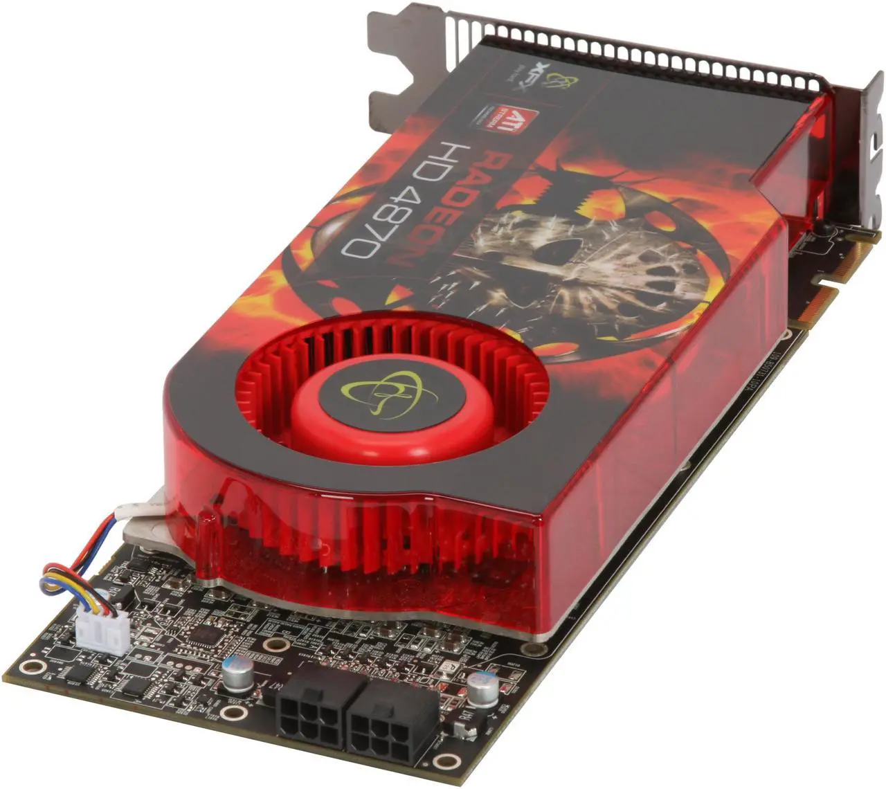 Alt view image 5 of 6 - XFX Radeon HD 4870 1GB GDDR5 PCI Express 2.0 x16 CrossFireX Support Graphics Card HD-487A-ZHFC
