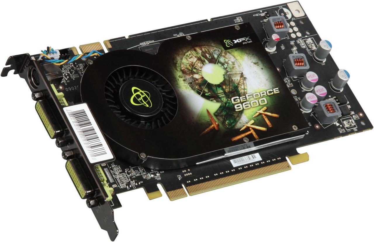 XFX GeForce 9600 GT 512MB DDR3 PCI Express 2.0 x16 SLI Support Video Card PVT96GYGF3