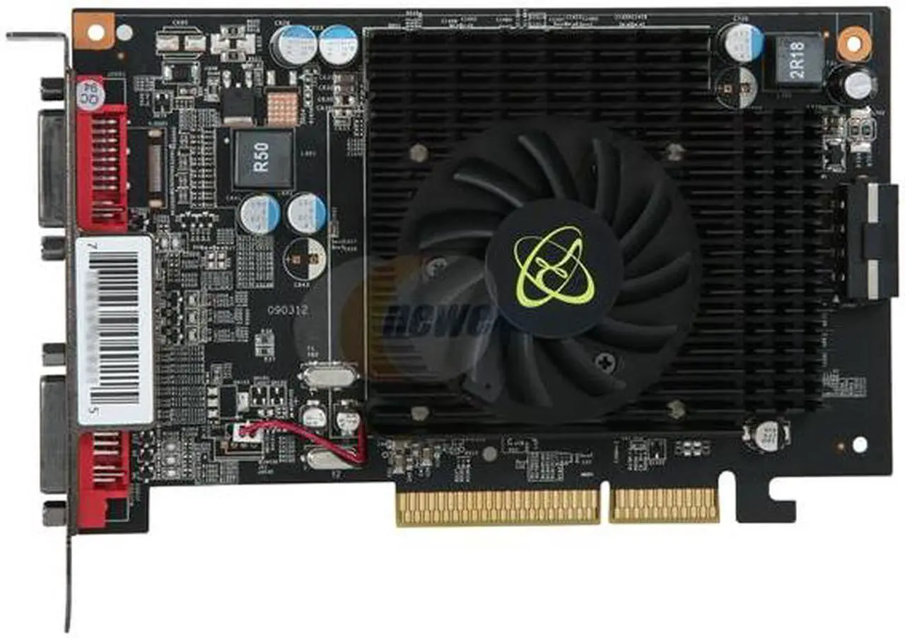 Alt view image 3 of 6 - XFX Radeon HD 4650 1GB DDR2 AGP 8X Graphics Card HD-465X-ZPF2