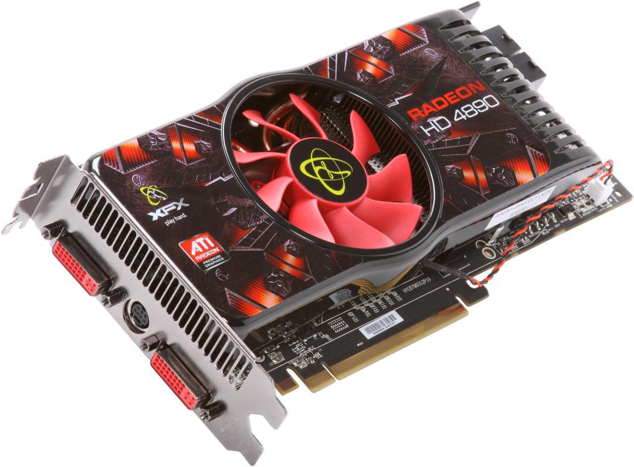 Main image of XFX Radeon HD 4890 1GB GDDR5 PCI Express 2.0 x16 CrossFireX Support Graphics Card HD-489X-ZSFC