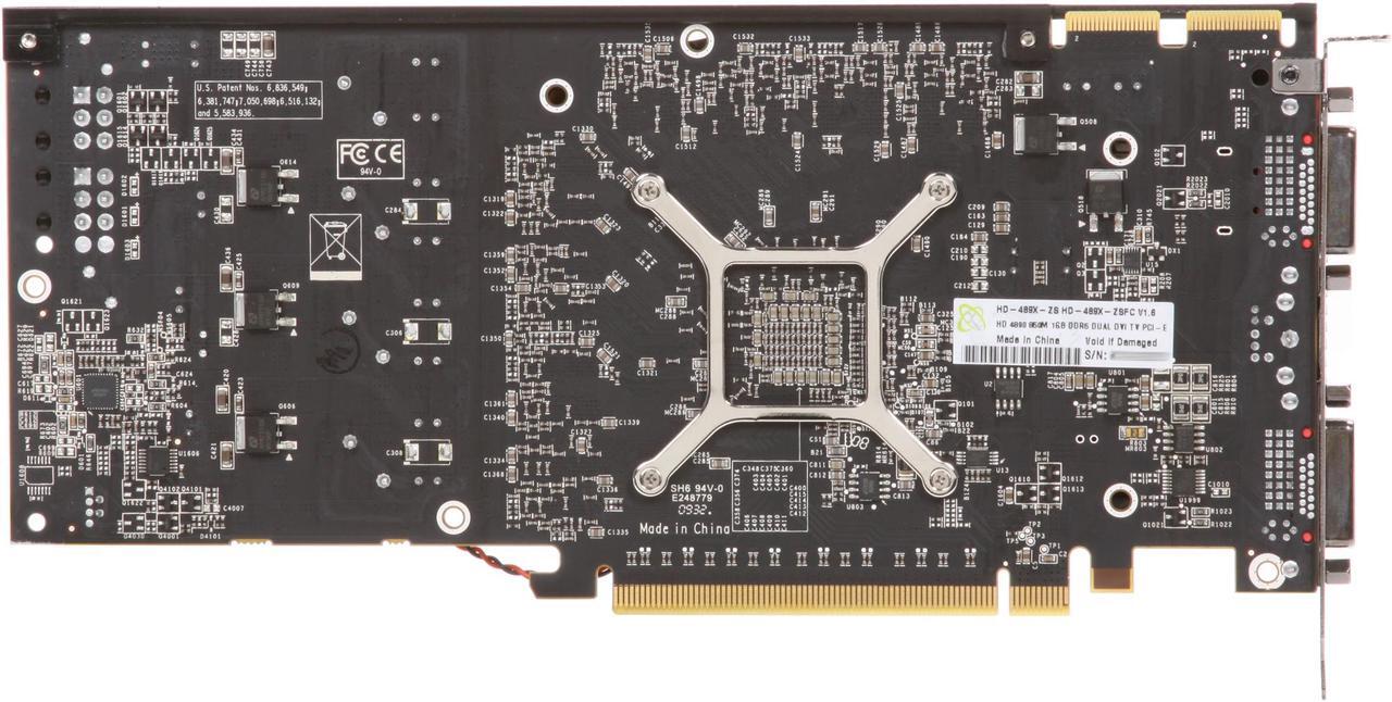 Alt view image 4 of 6 - XFX Radeon HD 4890 1GB GDDR5 PCI Express 2.0 x16 CrossFireX Support Graphics Card HD-489X-ZSFC