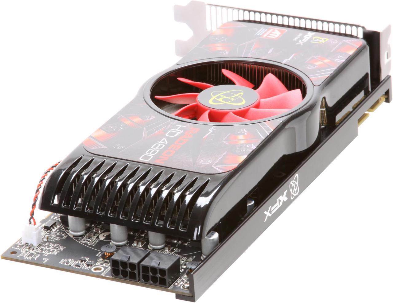 Alt view image 5 of 6 - XFX Radeon HD 4890 1GB GDDR5 PCI Express 2.0 x16 CrossFireX Support Graphics Card HD-489X-ZSFC