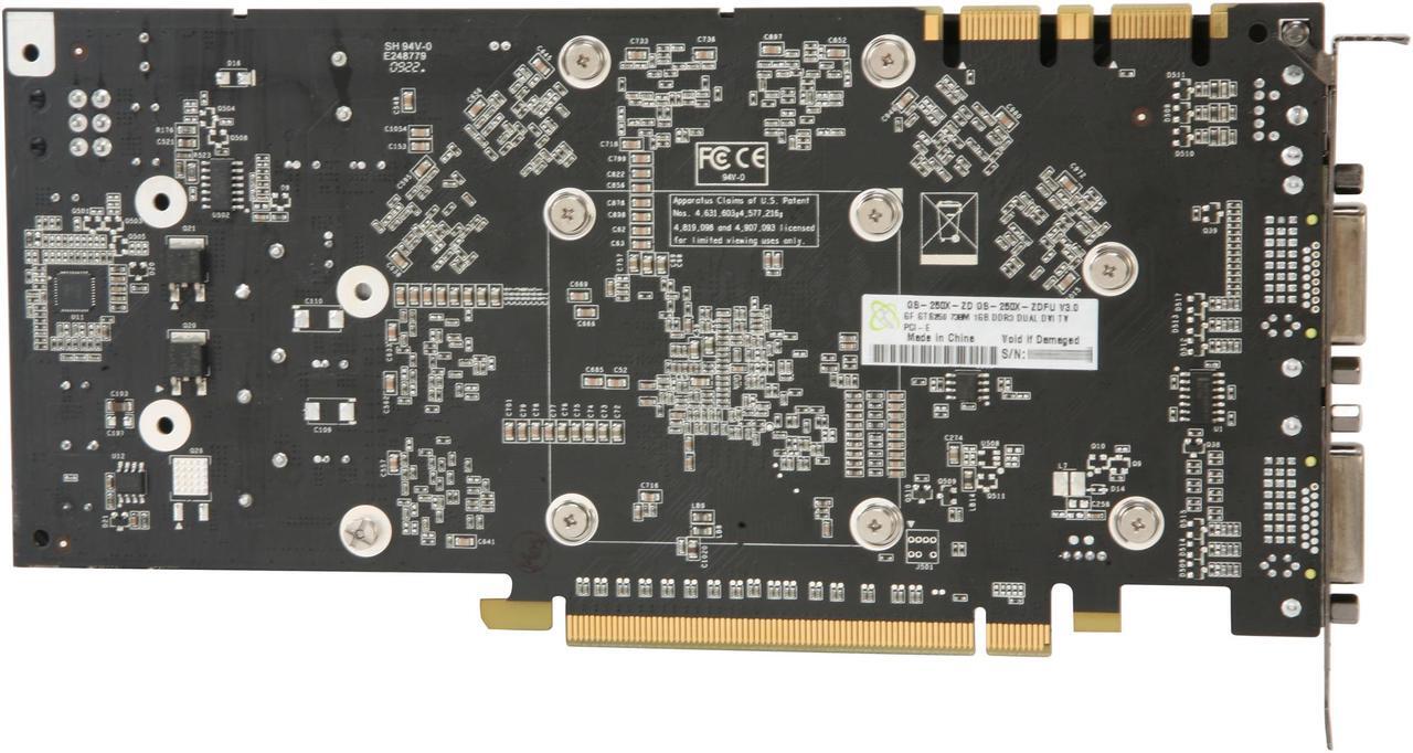 Alt view image 4 of 6 - XFX GeForce GTS 250 1GB DDR3 PCI Express 2.0 x16 SLI Support Graphics Card GS250XZDFU