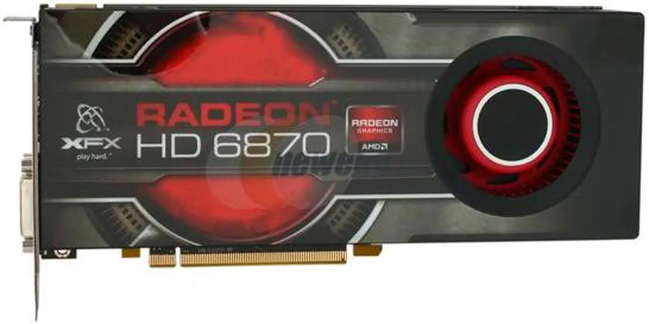 Alt view image 3 of 6 - XFX Radeon HD 6870 1GB DDR5 PCI Express 2.1 x16 CrossFireX Support Graphics Card HD-687A-ZNFC