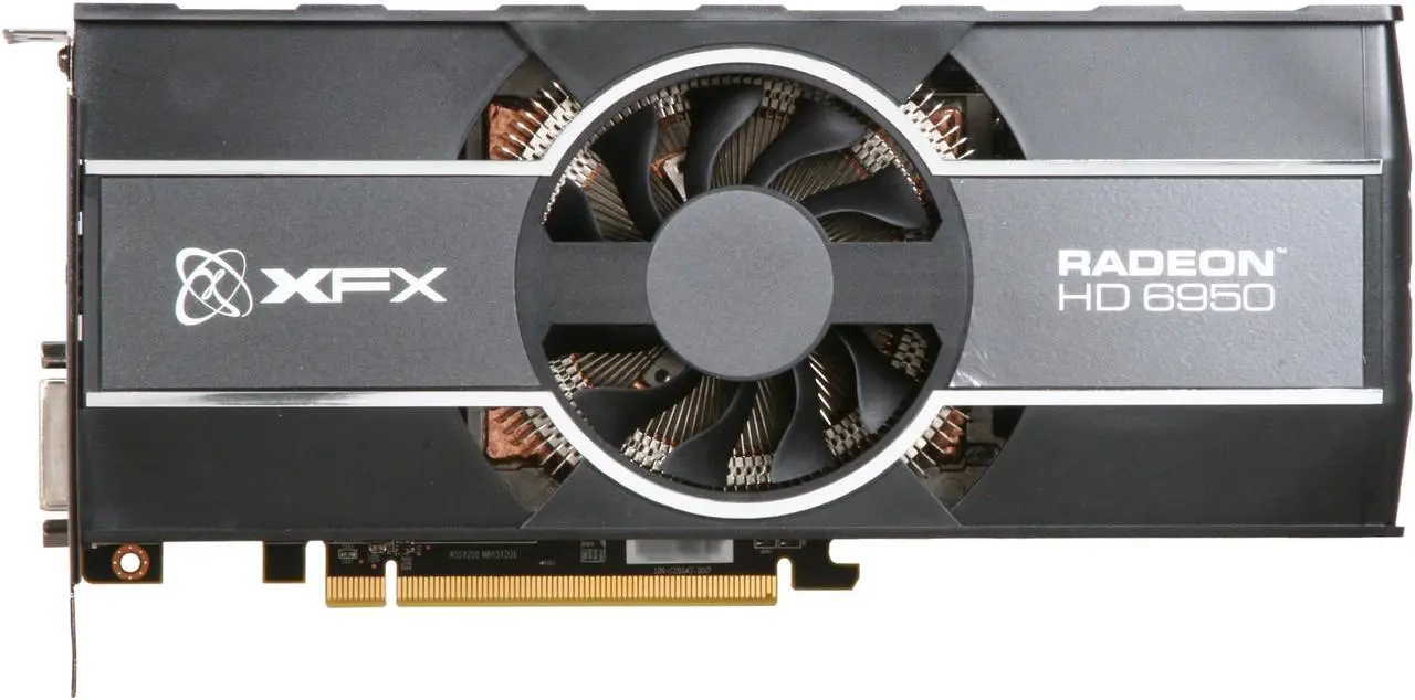 Alt view image 3 of 6 - XFX Radeon HD 6950 1GB GDDR5 PCI Express 2.1 x16 CrossFireX Support Graphics Card HD-695X-ZNFC