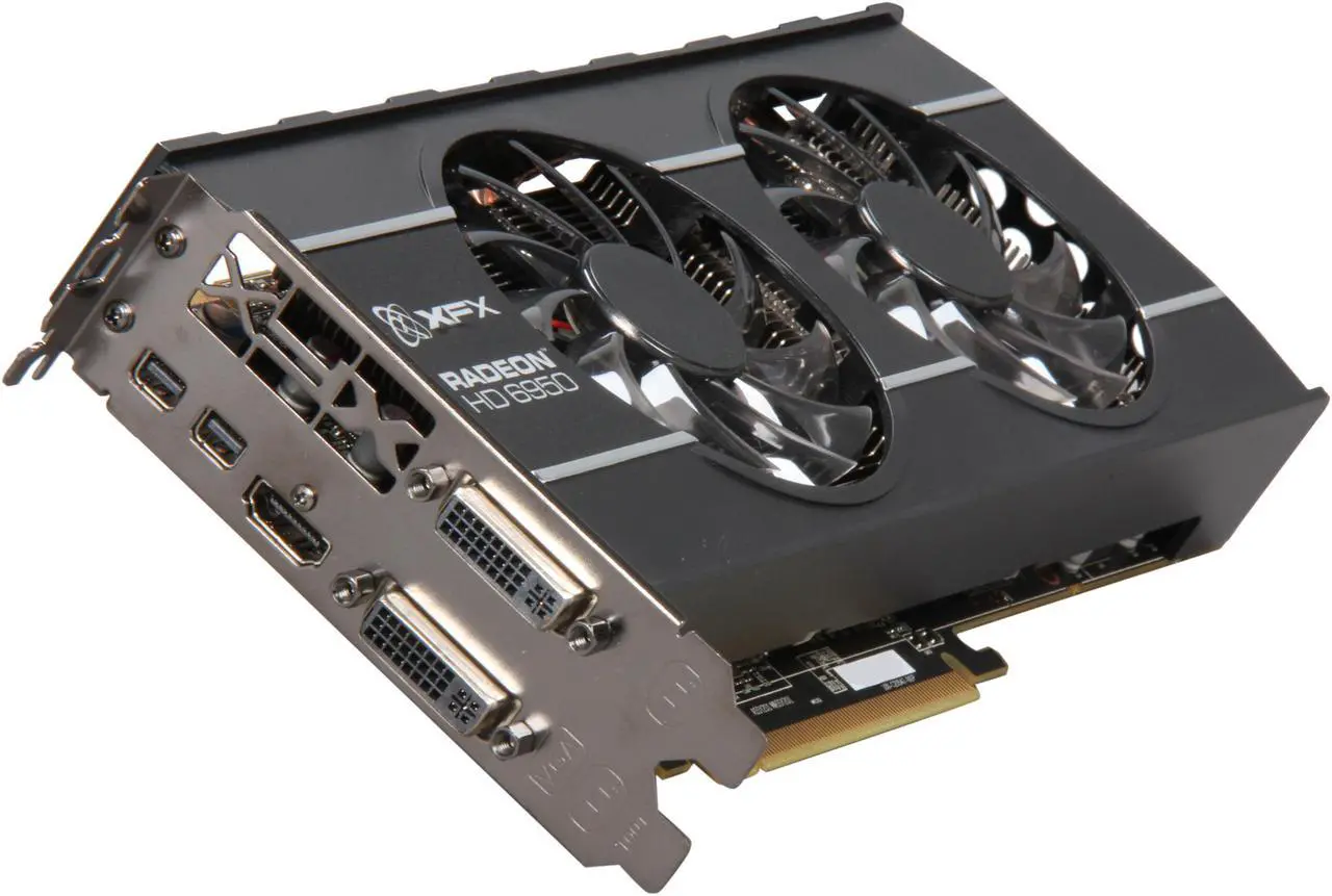 Main image of XFX Double D Radeon HD 6950 2GB GDDR5 PCI Express 2.1 x16 CrossFireX Support Graphics Card HD-695X-CDFC