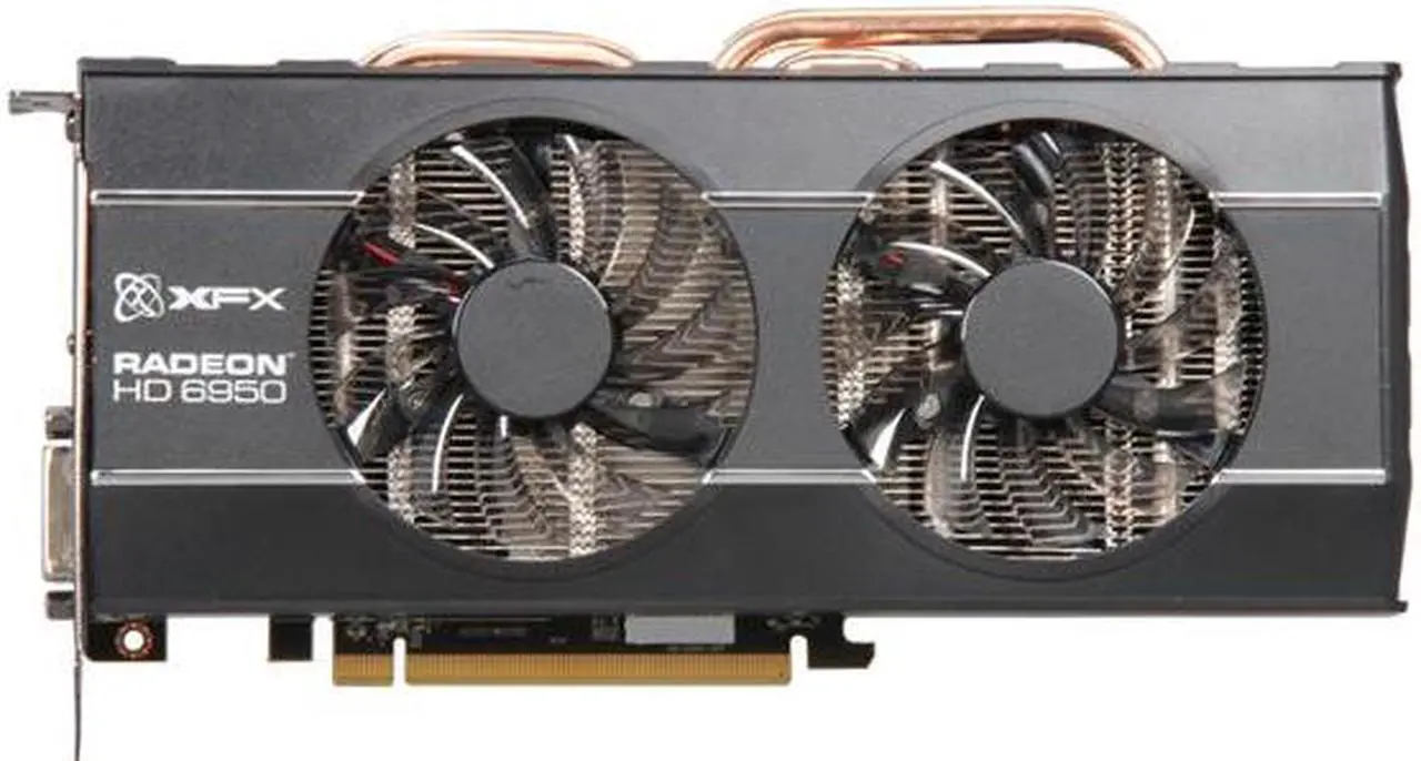 Alt view image 3 of 6 - XFX Double D Radeon HD 6950 2GB GDDR5 PCI Express 2.1 x16 CrossFireX Support Graphics Card HD-695X-CDFC