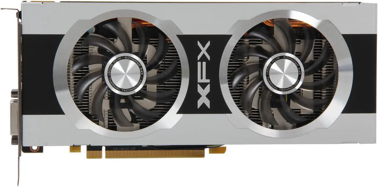 Alt view image 3 of 6 - XFX Double D Radeon HD 7850 2GB GDDR5 PCI Express 3.0 x16 CrossFireX Support Graphics Card FX-785A-CDFC