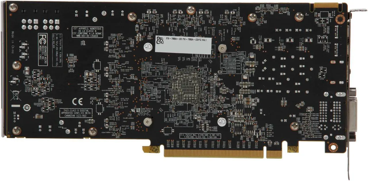 Alt view image 4 of 6 - XFX Double D Radeon HD 7850 2GB GDDR5 PCI Express 3.0 x16 CrossFireX Support Graphics Card FX-785A-CDFC