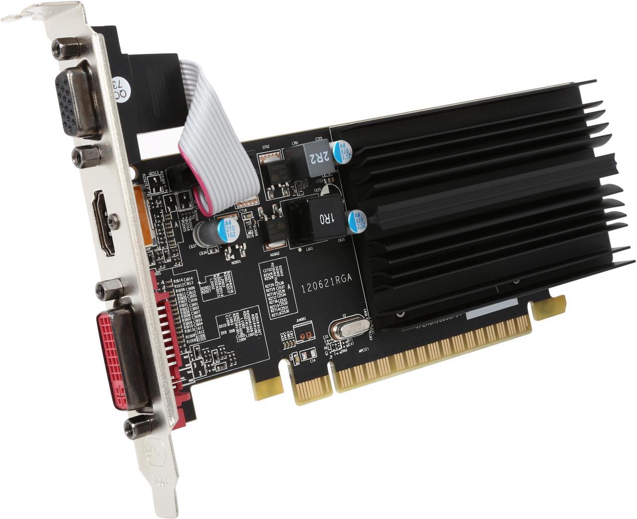 XFX One R-Series Radeon HD 5450 A12 2GB DDR3 PCI Express 2.1 Low Profile Ready Deluxe Edition Video Card ON-XFX1-DLX2