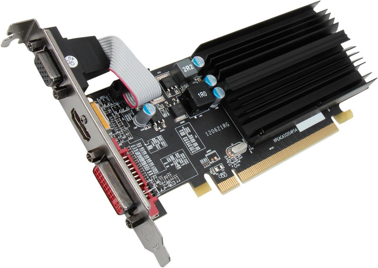 XFX HD 5000 Radeon HD 5450 2GB DDR3 PCI Express 2.1 Plug-in CardLow-profile Video Card HD545XCLH2