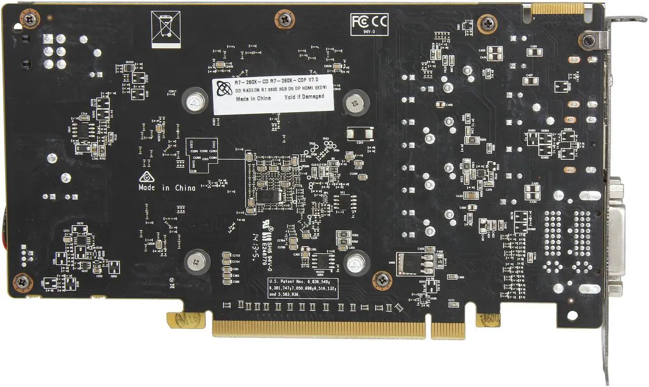 Alt view image 5 of 6 - XFX Radeon R7 260X 2GB DDR5 PCI Express 3.0 x16 CrossFireX Support Graphics Card R7-260X-CDF4
