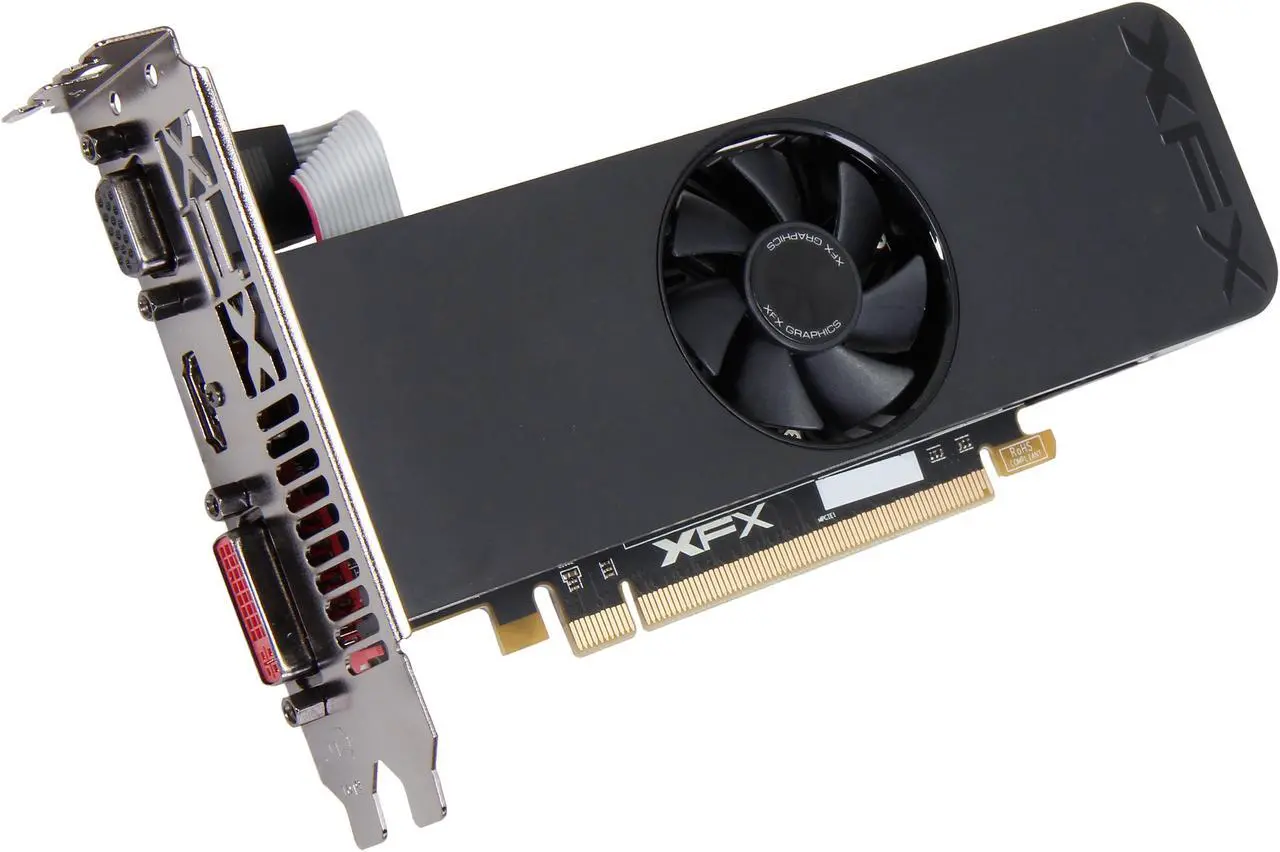 Main image of XFX Core Edition Radeon R7 250 4GB DDR3 PCI Express 3.0 CrossFireX Support Low Profile Ready Graphics Card R7-250A-ELF4