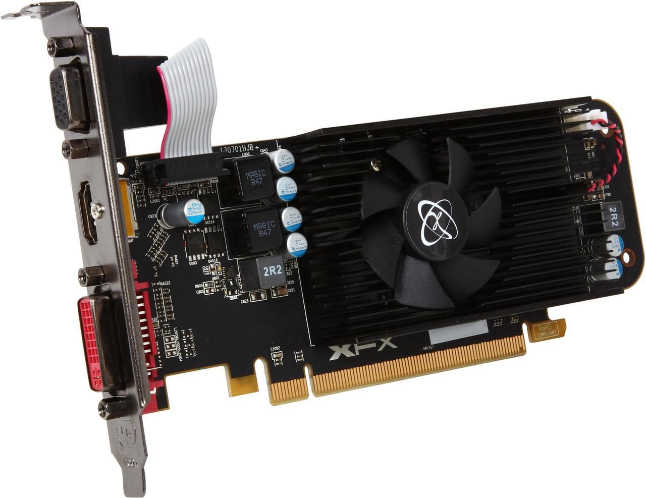 Main image of XFX Core Edition Radeon R7 250 2GB DDR3 PCI Express 3.0 CrossFireX Support Low Profile Ready Graphics Card R7-250A-CLF4