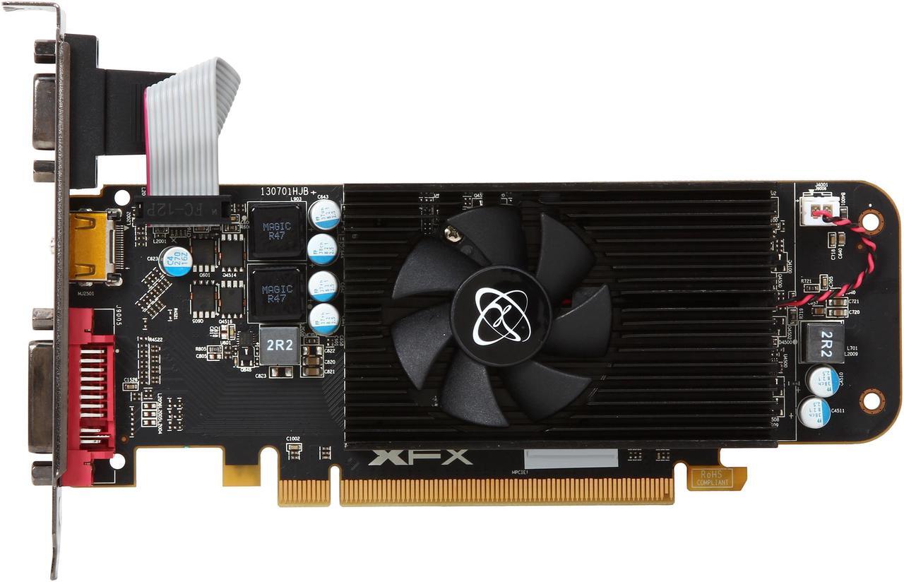 Alt view image 4 of 5 - XFX Core Edition Radeon R7 250 2GB DDR3 PCI Express 3.0 CrossFireX Support Low Profile Ready Graphics Card R7-250A-CLF4