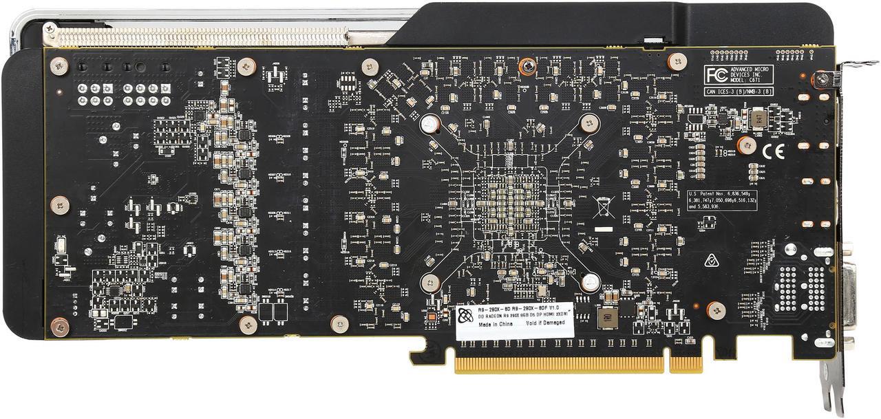 Alt view image 5 of 6 - XFX Radeon R9 290X 8GB DDR5 PCI Express 3.0 Graphics Card R9-290X-8DFD