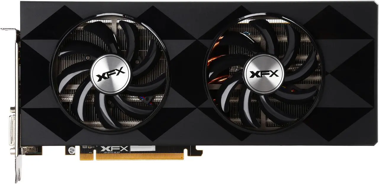 Alt view image 4 of 6 - XFX BLACK Edition Radeon R9 390 8GB GDDR5 PCI Express 3.0 CrossFireX Support Graphics Card R9-390P-8286