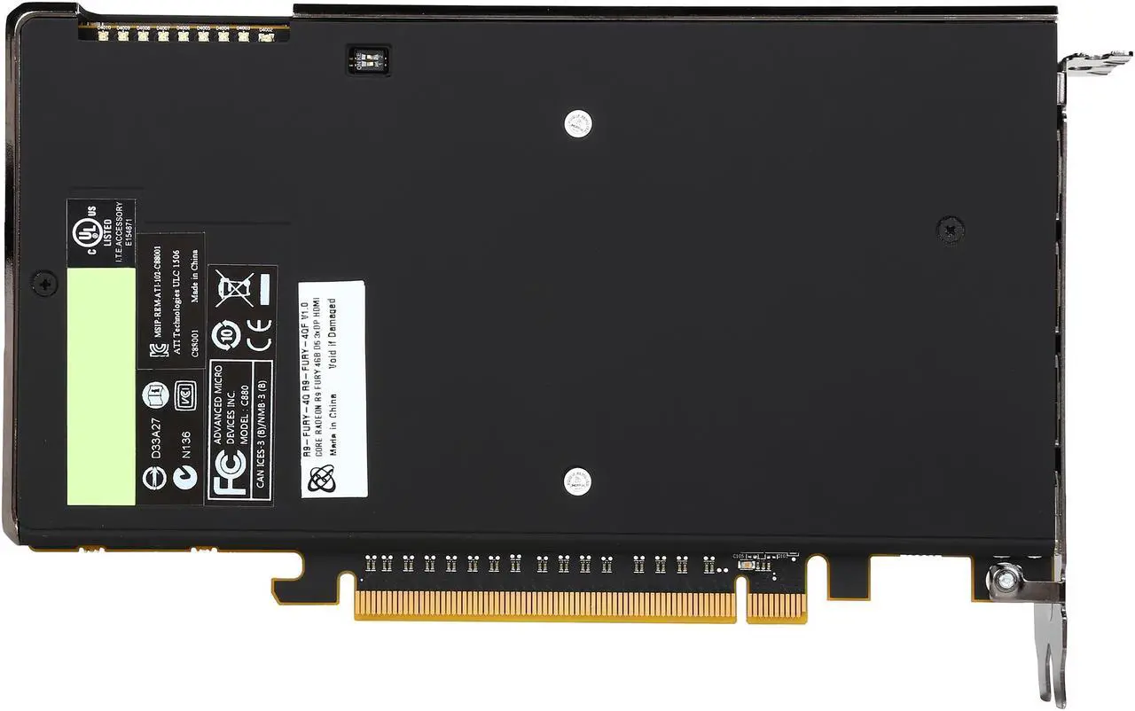 Alt view image 5 of 10 - XFX R9-FURY-4QFA RADEON R9 FURY X 4GB HBM Liquid Cooled 4096-Bit PCI Express 3.0 CrossFireX Support Video Card