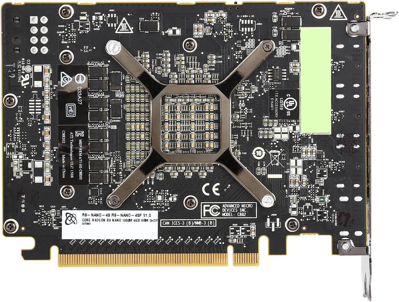 Alt view image 5 of 6 - XFX Radeon R9 Nano R9-NANO-4SF6 4GB 4096-Bit HBM PCI Express 3.0 CrossFireX Support Video Card