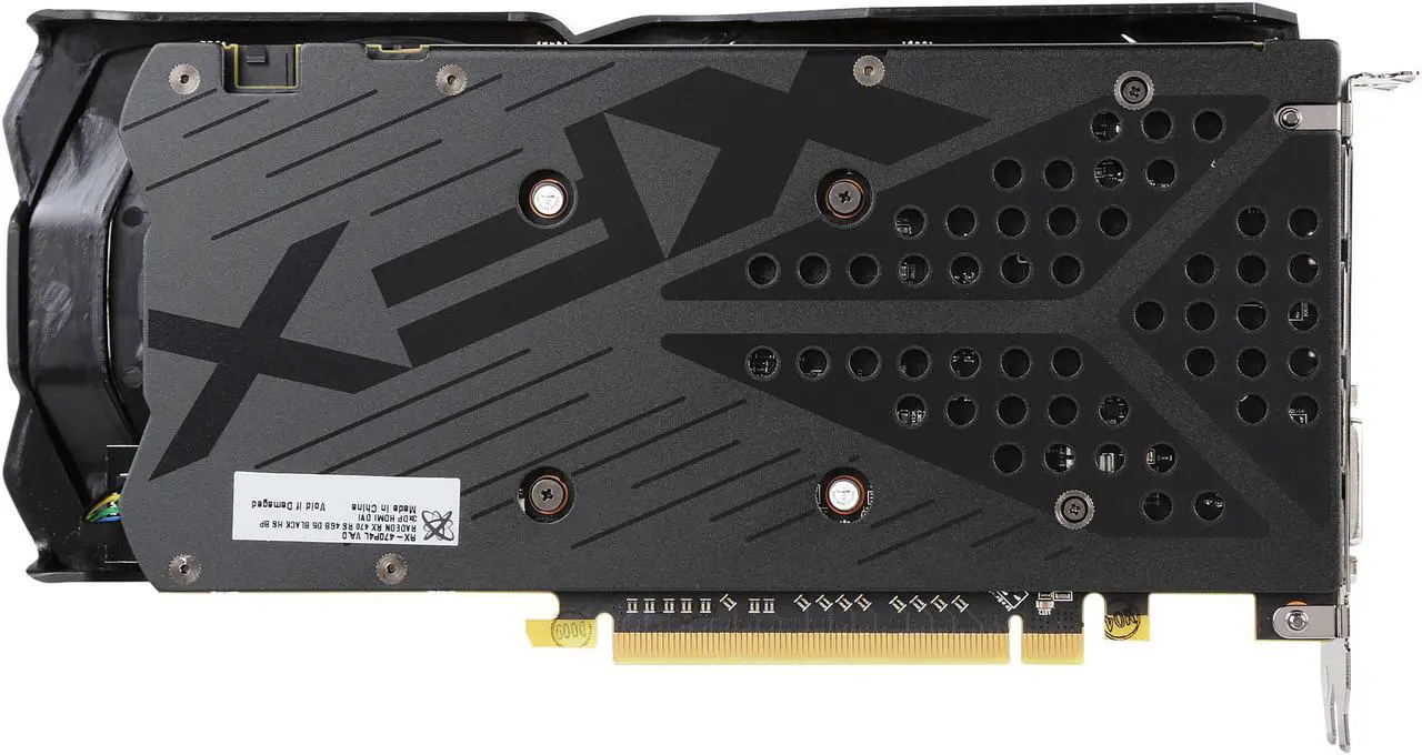 Alt view image 5 of 7 - XFX Radeon RX 470 RS Black Edition True OC DirectX 12 RX-470P437BM 4GB 256-Bit GDDR5 PCI Express 3.0 CrossFireX Support Video Card