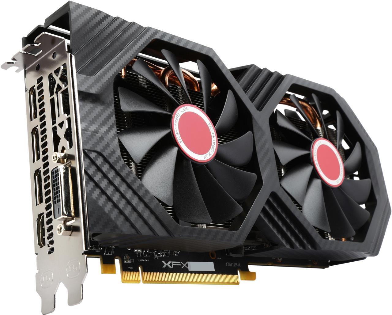 Main image of XFX Radeon RX 580 DirectX 12 RX-580P8DFD6 XXX Edition 8GB 256-Bit GDDR5 PCI Express 3.0 CrossFireX Support Video Card