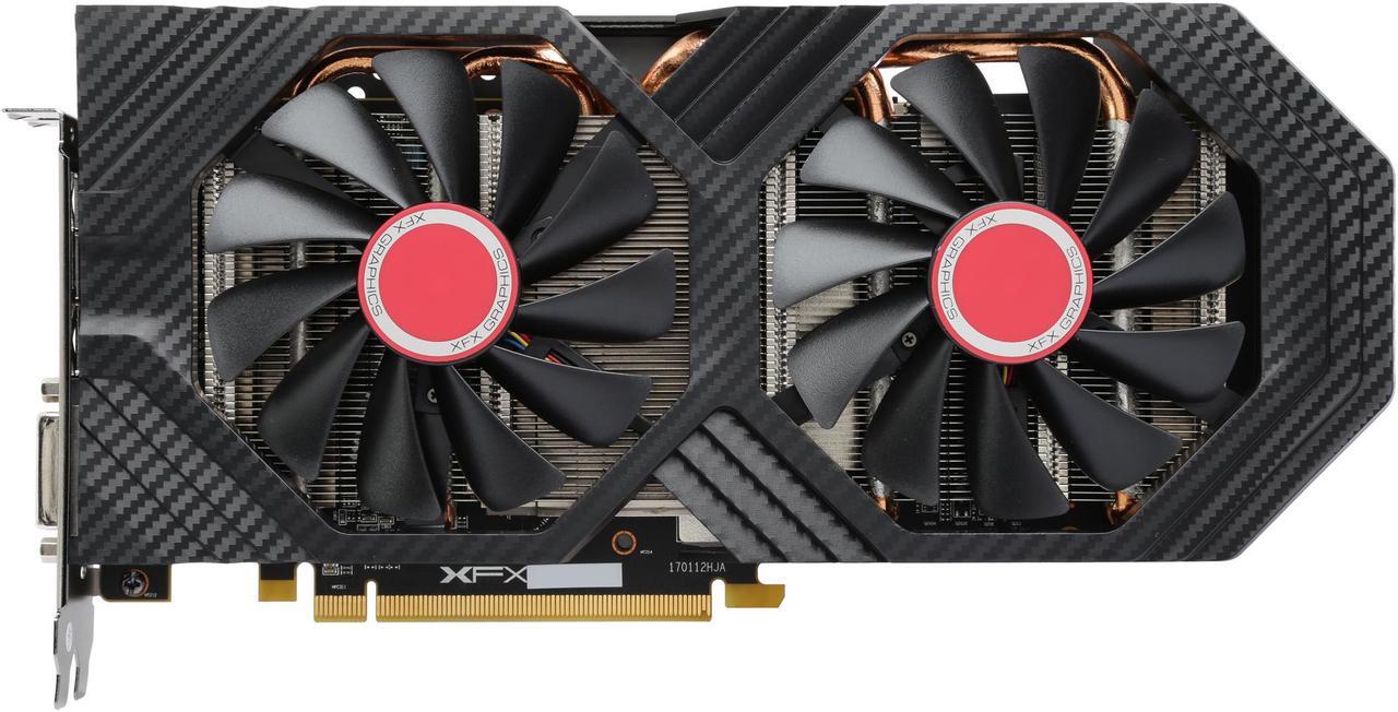 Alt view image 4 of 6 - XFX Radeon RX 580 DirectX 12 RX-580P8DFD6 XXX Edition 8GB 256-Bit GDDR5 PCI Express 3.0 CrossFireX Support Video Card