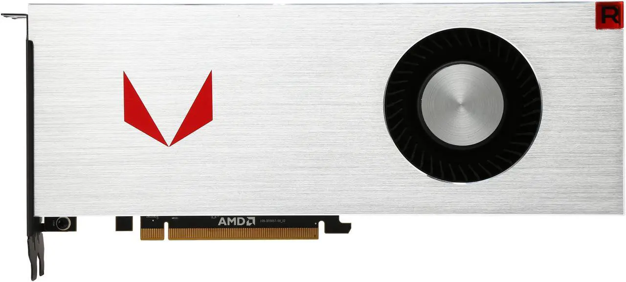 Alt view image 4 of 6 - XFX Radeon RX VEGA 64 DirectX 12 RX-VEGMTSFX6 8GB 2048-Bit HBM2 PCI Express 3.0 CrossFireX Support Video Card Air Cooler (Silver Design)