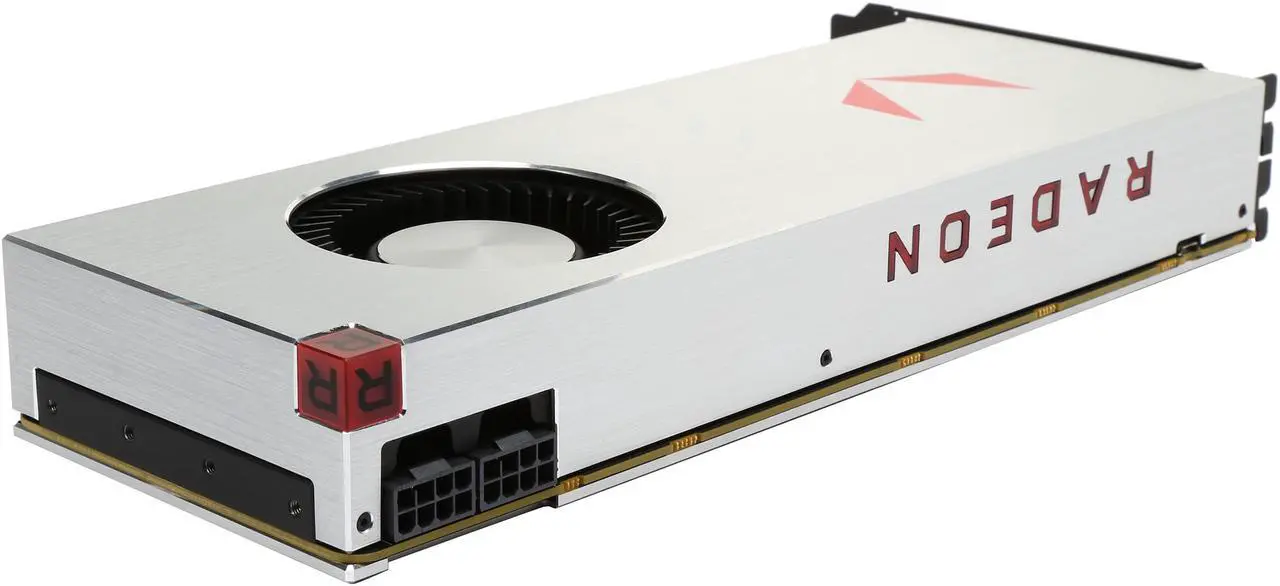 Alt view image 6 of 6 - XFX Radeon RX VEGA 64 DirectX 12 RX-VEGMTSFX6 8GB 2048-Bit HBM2 PCI Express 3.0 CrossFireX Support Video Card Air Cooler (Silver Design)