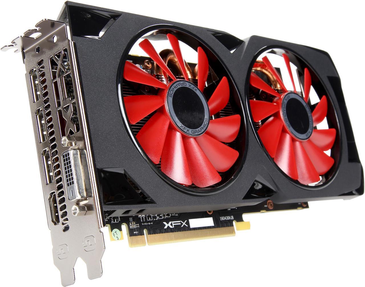 XFX Radeon RX 570 8GB DDR5 PCI Express 3.0 CrossFireX Support Video Card RX-570P8DFD6