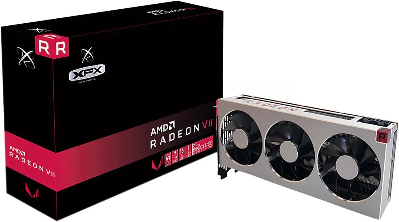 Alt view image 6 of 6 - XFX Radeon VII 16GB HBM2 PCI Express 3.0 CrossFireX Support Graphics Card RX-VEGMA3FD6