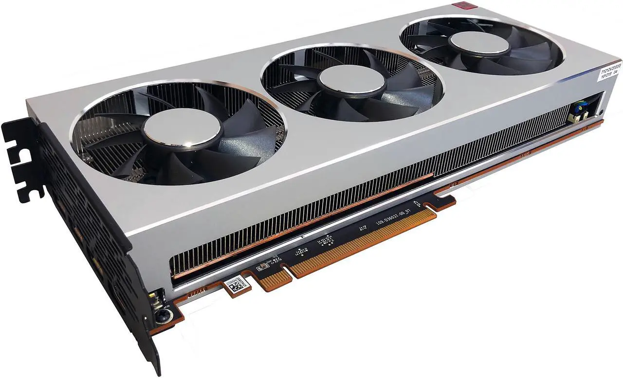 Alt view image 2 of 6 - XFX Radeon VII 16GB HBM2 PCI Express 3.0 CrossFireX Support Graphics Card RX-VEGMA3FD6