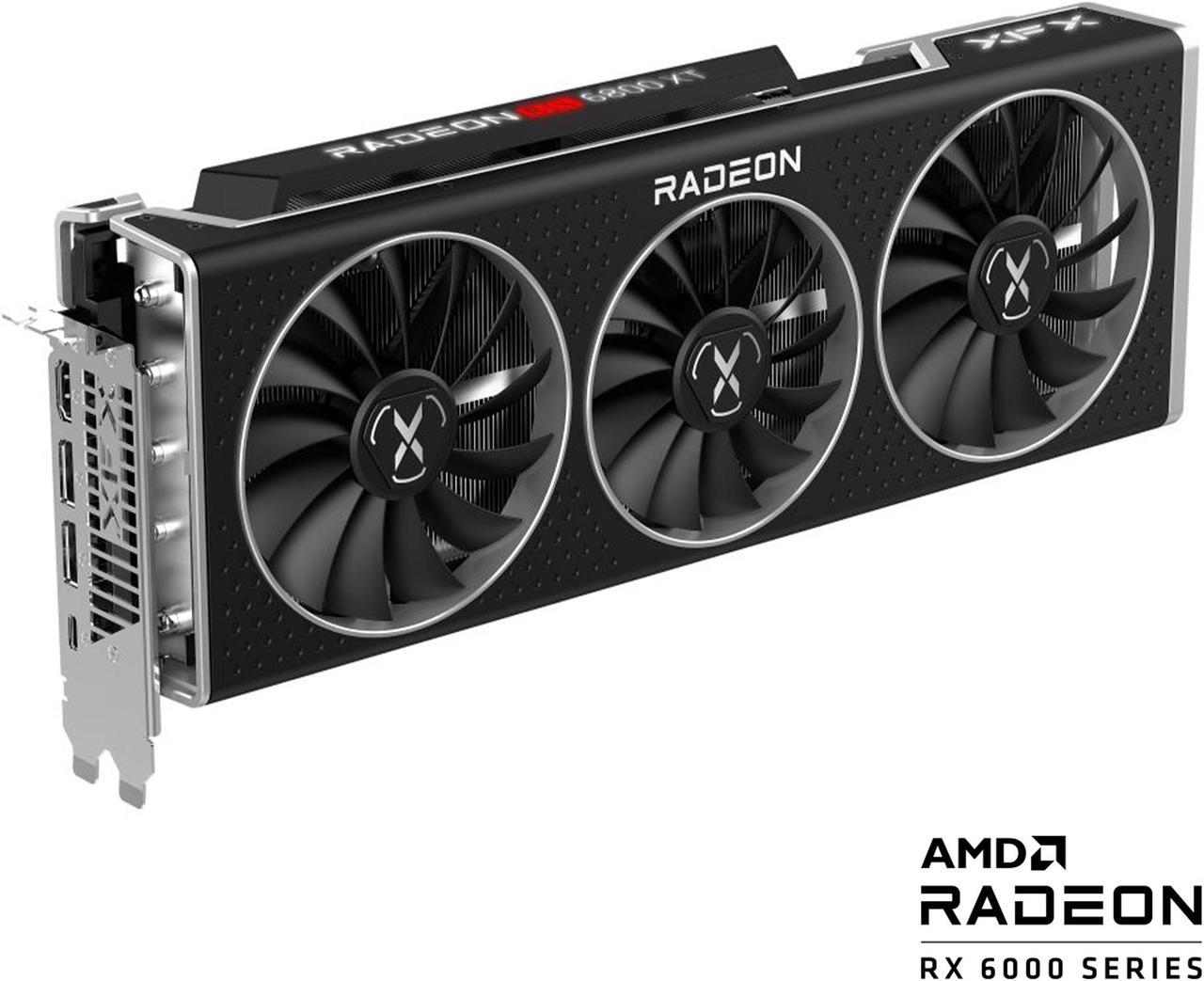 XFX Speedster MERC319 RX 6800 XT Black Edition Gaming Graphics Card with 16GB GDDR6, HDMI 2.1, 2 x DP, USB-C, AMD RDNA 2