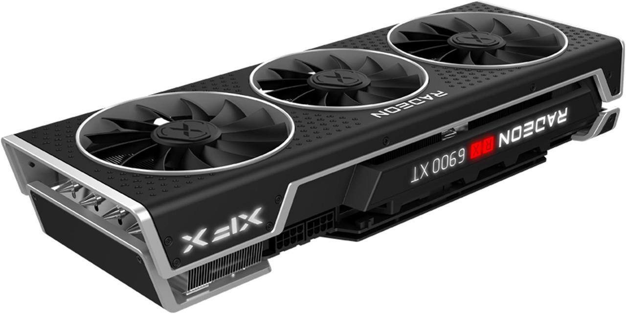 Alt view image 2 of 4 - XFX Speedster MERC 319 AMD Radeon RX 6900 XT Black Gaming Graphics Card with 16GB GDDR6, HDMI 2 x DP USB-C, AMD RDNA 2, RX-69XTACBD9