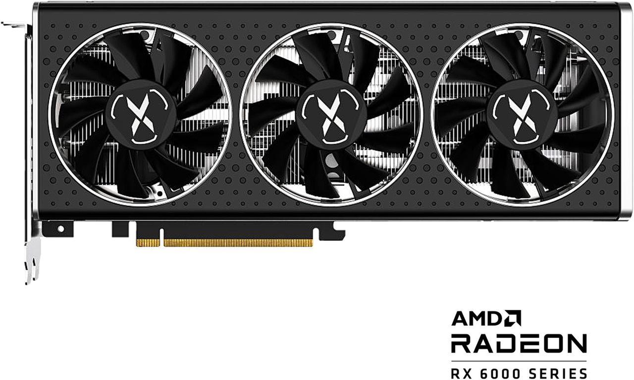 XFX SPEEDSTER MERC308 Radeon RX 6600 XT 8GB GDDR6 PCI Express 4.0 BLACK Gaming Graphics Card, AMD RDNA 2 RX-66XT8TBDQ