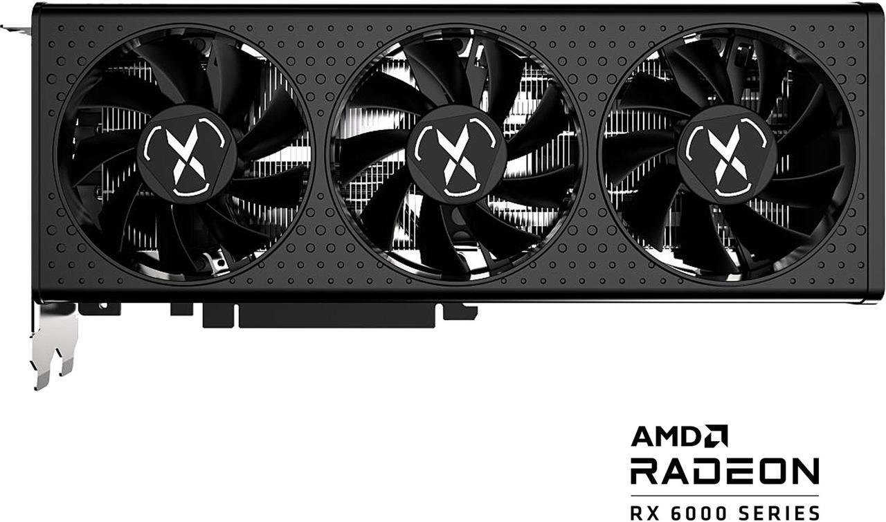 Main image of XFX SPEEDSTER QICK308 RADEON RX 6600 XT BLACK Gaming Graphics Card with 8GB GDDR6 HDMI 3xDP, AMD RDNA 2 (RX-66XT8LBDQ)