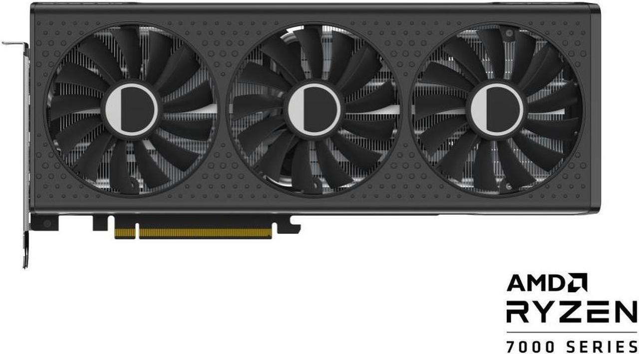 Alt view image 2 of 9 - XFX Speedster QICK309 Radeon RX 7600 XT 16GB Video Card RX-76TQICKBP
