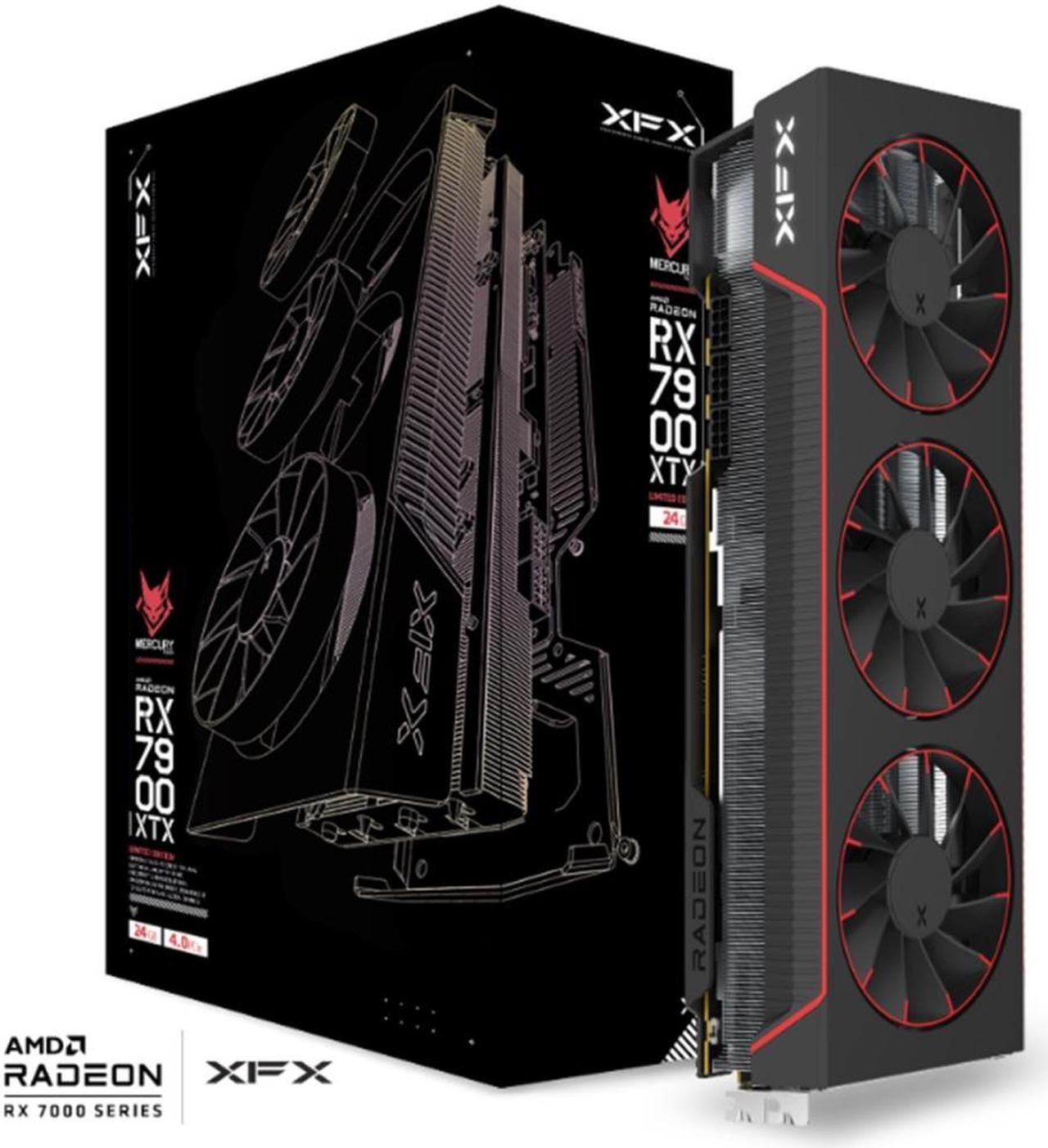 Alt view image 9 of 10 - XFX MERCURY Magnetic Air Radeon RX 7900 XTX 24GB GDDR6 PCI Express 4.0 x16 Video Card RX-79XMAIRB9