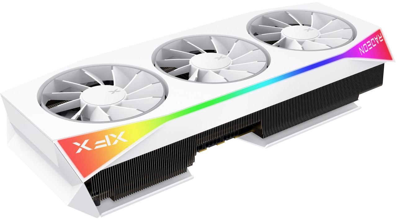 Alt view image 2 of 7 - XFX Mercury AMD Radeon RX 9070XT OC 16GB 256-Bit GDDR6 PCI-Express 5.0 RDNA 4 White Magnetic Air Gaming Graphics Card