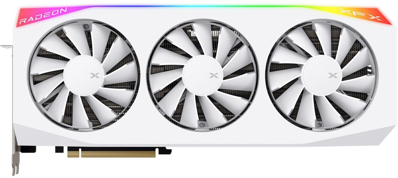 Main image of XFX Mercury AMD Radeon RX 9070XT OC 16GB 256-Bit GDDR6 PCI-Express 5.0 RDNA 4 White Magnetic Air Gaming Graphics Card