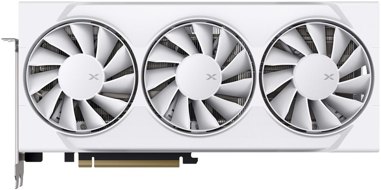 Main image of XFX SWIFT AMD Radeon RX 9060 XT OC White Triple Fan Gaming Edition with 16GB GDDR6 HDMI 2xDP, AMD RDNA 4 RX 9060XT 16GB