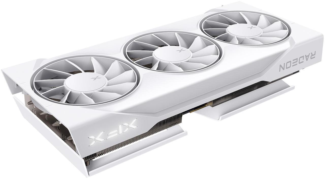 Alt view image 2 of 5 - XFX SWIFT AMD Radeon RX 9060 XT OC White Triple Fan Gaming Edition with 16GB GDDR6 HDMI 2xDP, AMD RDNA 4 RX 9060XT 16GB
