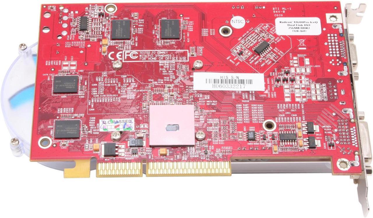 Alt view image 5 of 7 - HIS Radeon X1600PRO 256MB GDDR2 AGP 4X/8X Graphics Card H160PRQ256AN