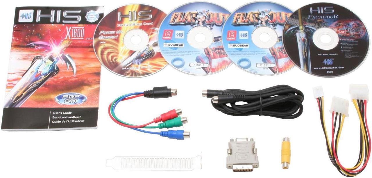 Alt view image 6 of 7 - HIS Radeon X1600PRO 256MB GDDR2 AGP 4X/8X Graphics Card H160PRQ256AN